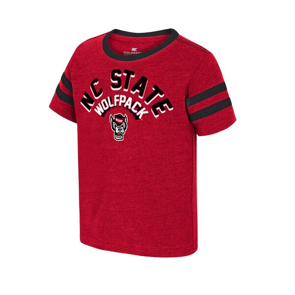 Red Toddler Boys Ringer Tee - NC St